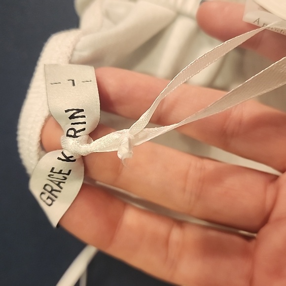 🤍NWT🤍Grace Karin White Strapless Jumpsuit Large - Picture 5 of 8